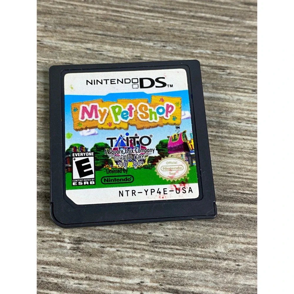 My‎ Pet Shop Nintendo DS Game Cartridge NTR-YP4E-USA Taito Square Enix Authentic